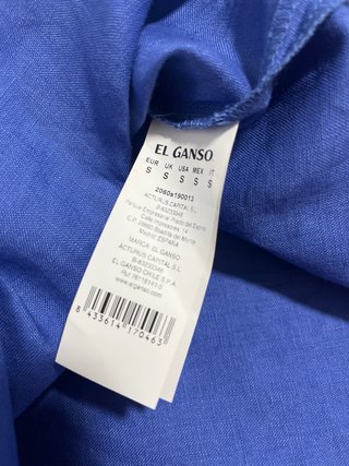 Vestido lino el ganso