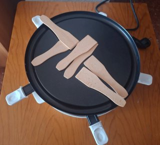 Raclette y Crepera Eléctrica Little Balance
