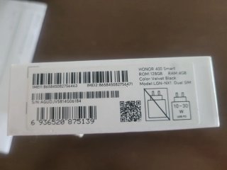 Honor 400 Smart 5G 128GB negro