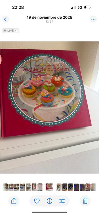 Libro para hacer cupcakes