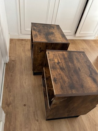 Mesitas de noche madera (2 unidades)