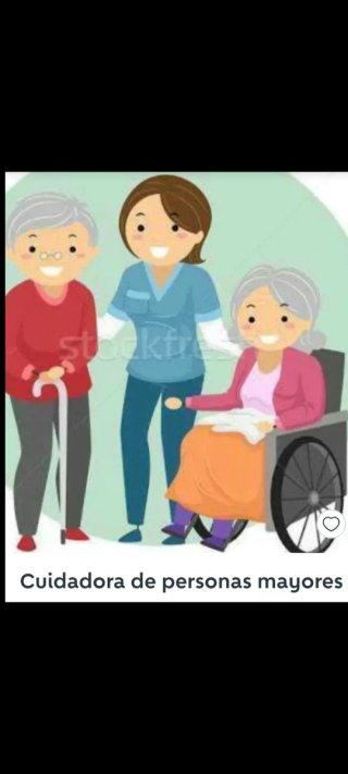 Cuidadora de personas mayores