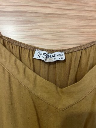 Mono corto amarillo mostaza