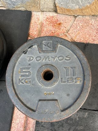 Conjunto de Discos de peso Domyos 20kg, 10kg...