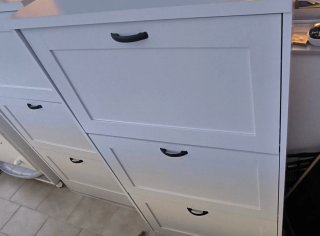 2 Zapateros grandes 130cm cada, como nuevo, Madera