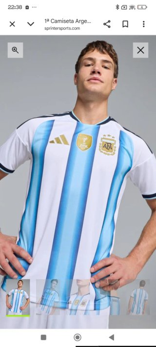 Camiseta Argentina Adidas Talla M