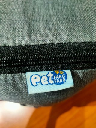 Asiento coche mascotas Pet fang gris