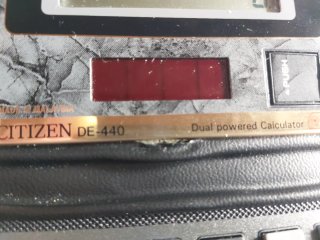 Calcolatrice Vintage Citizen DE-440