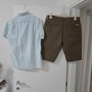 Camicia Stone Island e Bermuda Uomo Tg. M