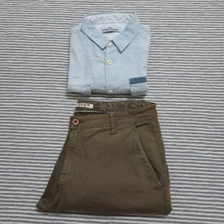 Camicia Stone Island e Bermuda Uomo Tg. M