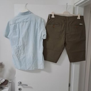 Camicia Stone Island e Bermuda Uomo Tg. M