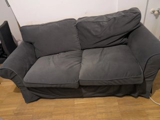 Sofá 2 plazas Ikea gris