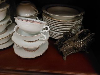 Vajilla Vista Alegre Porcelana Dorada