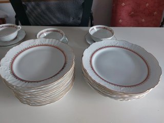 Vajilla Vista Alegre Porcelana Dorada