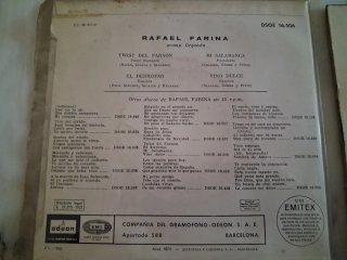 Vinilos 45 RPM Flamenco y Pop Español