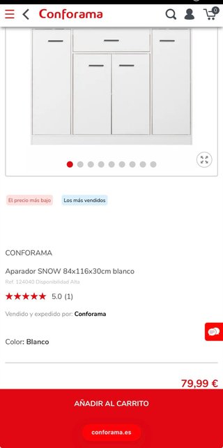 Aparador de cocina moderno