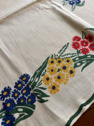 Tovaglie vintage in lino
