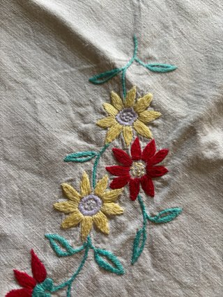 Tovaglie vintage in lino