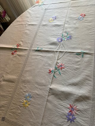 Tovaglie vintage in lino