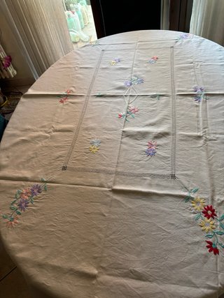 Tovaglie vintage in lino