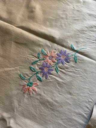 Tovaglie vintage in lino