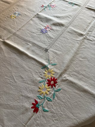 Tovaglie vintage in lino