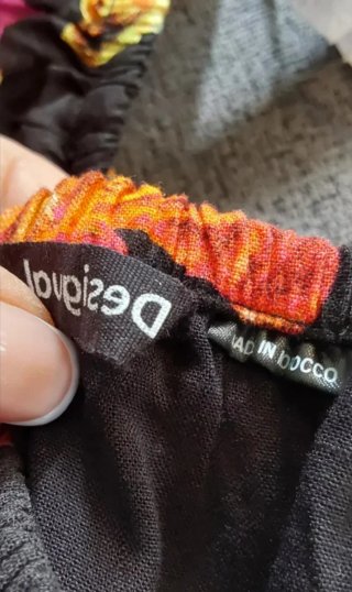 Top Desigual Hombros Descubiertos Estampado Floral