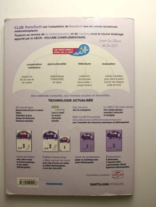 Club Parachute 3, méthode de français Cahier d'...