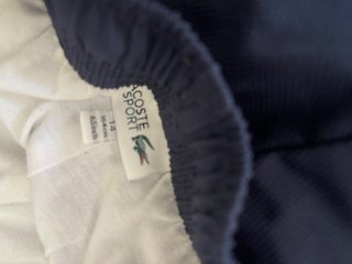 Pantalón corto Tenis Lacoste Niño Azul talla 14