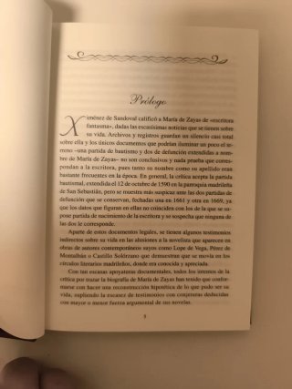 Novelas, María de Zayas