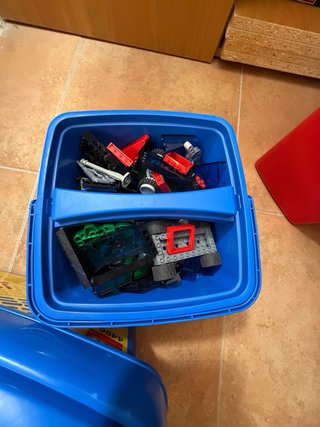 Lego sfuso circa 5 kg con contenitori originali