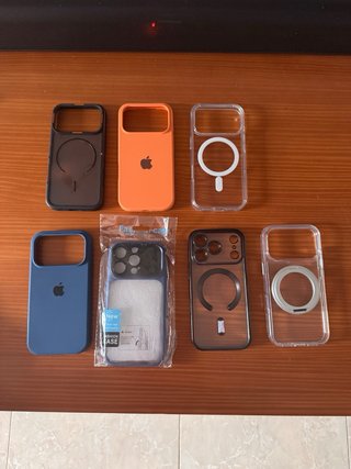 Lote 6 fundas iPhone 17 Pro