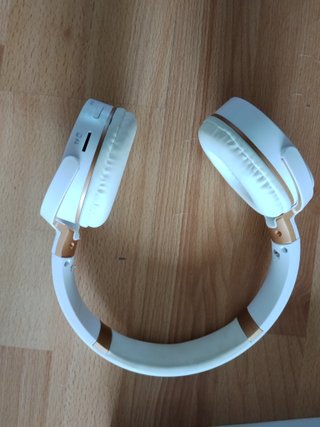 Auriculares Bluetooth Madrid Oro/Blanco