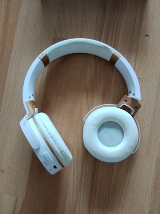Auriculares Bluetooth Madrid Oro/Blanco