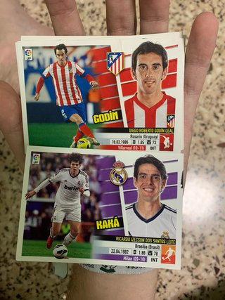 Álbum vacío y 8 cromos La Liga Este 2012-13