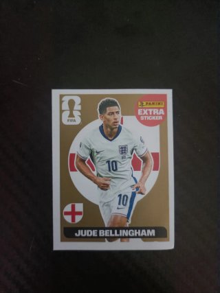 Cromo Jude Bellingham Panini Extra Dourado