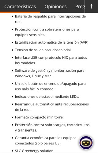 Sai alimentación Salicru SPS One 700VA V2 SAI
