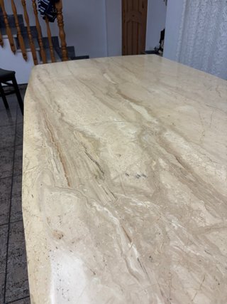 Mesa de comedor de mármol 180x80cm