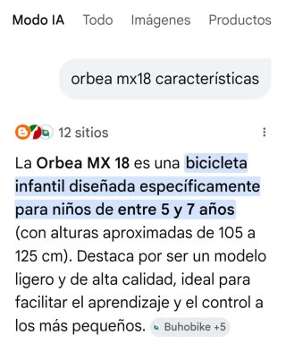 Bicicleta Orbea MX18