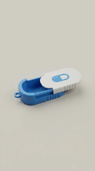 Llavero Porta Pastillas perdonalizado