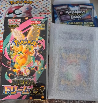 Caja Pokémon Mega Dream EX JP + Carta PSA