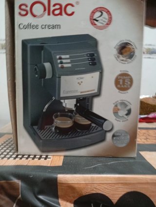 Cafetera Solac Espresso Coffee Cream