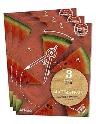 LIBRO DE TEXTO MATEMÁTICAS 3o ESO ANAYA