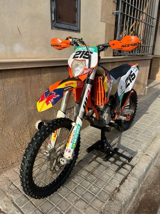 KTM Exc-F Naranja/Blanca