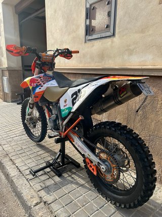 KTM Exc-F Naranja/Blanca