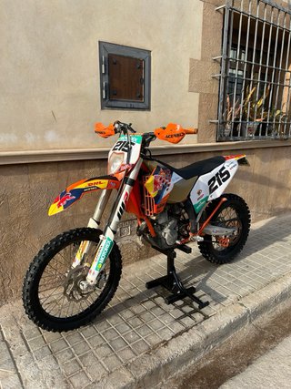 KTM Exc-F Naranja/Blanca