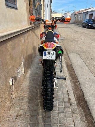 KTM Exc-F Naranja/Blanca