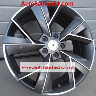 768 Juego 4 llantas skoda seat r353477