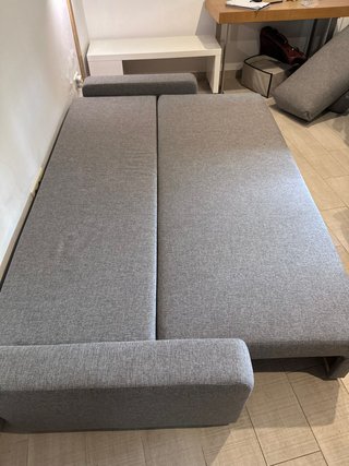 Sofá Cama IKEA Gris 3 Plazas Almacenaje