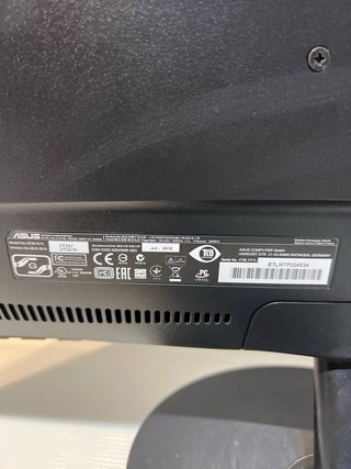 TPV Monitor Táctil Asus VT207N 20 Negro